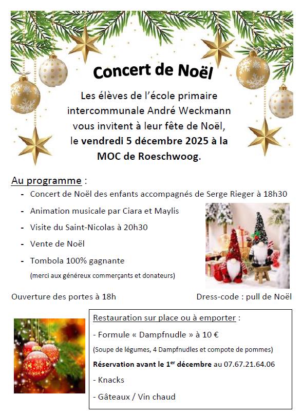 Concert de Noël à Roeschwoog