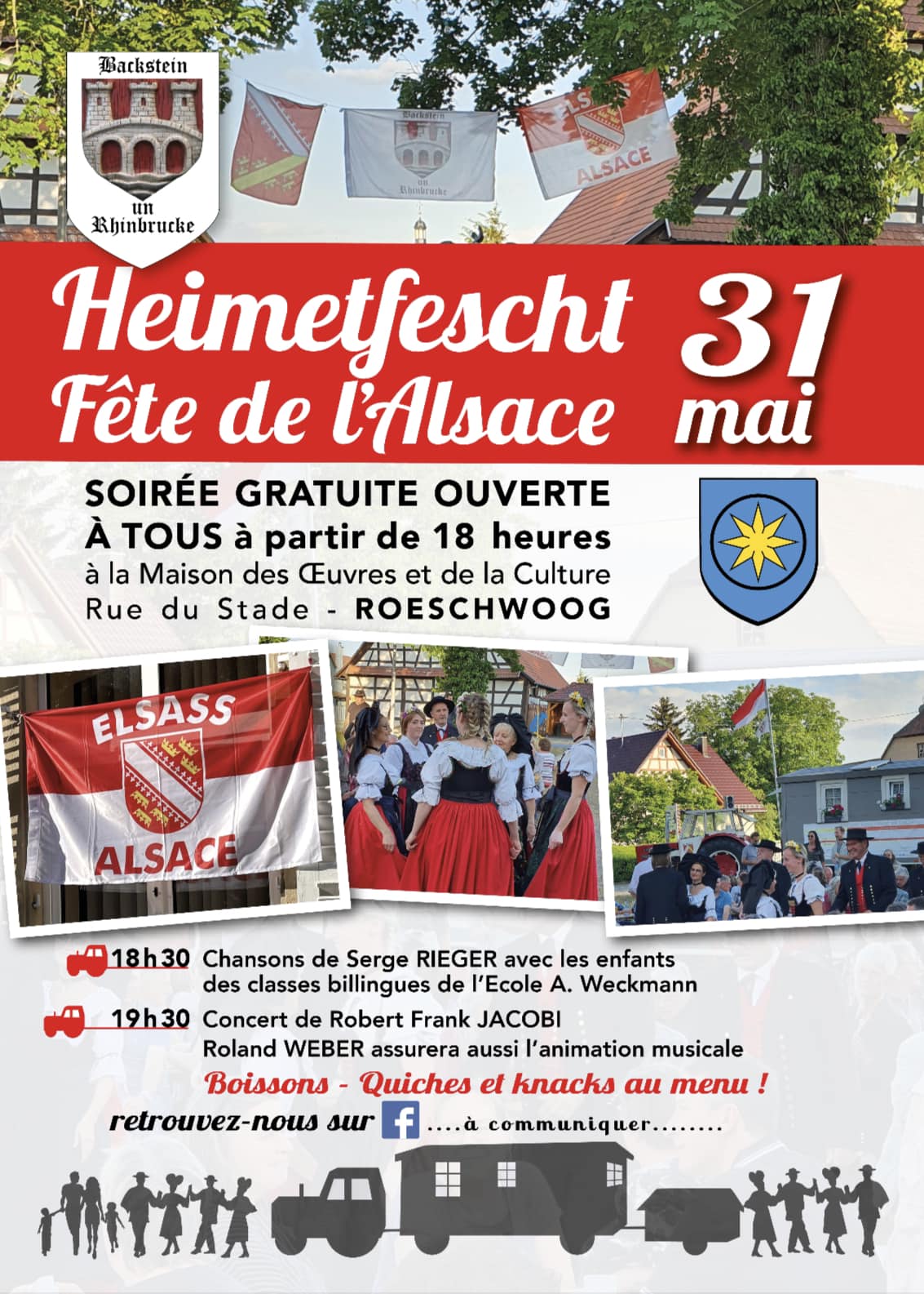 Fête de l'Alsace le 31 mai 2023