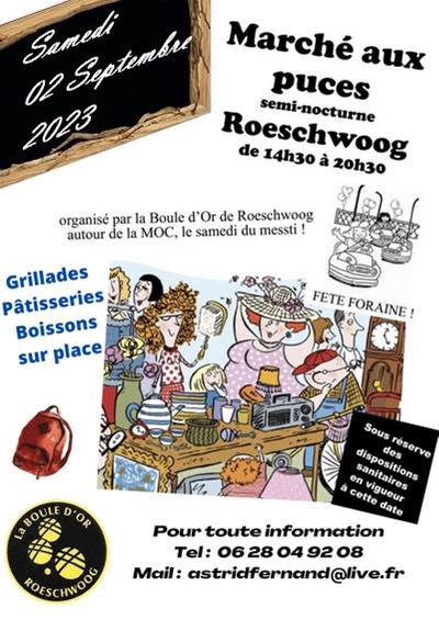 Marché aux puces 2023 à Roeschwoog