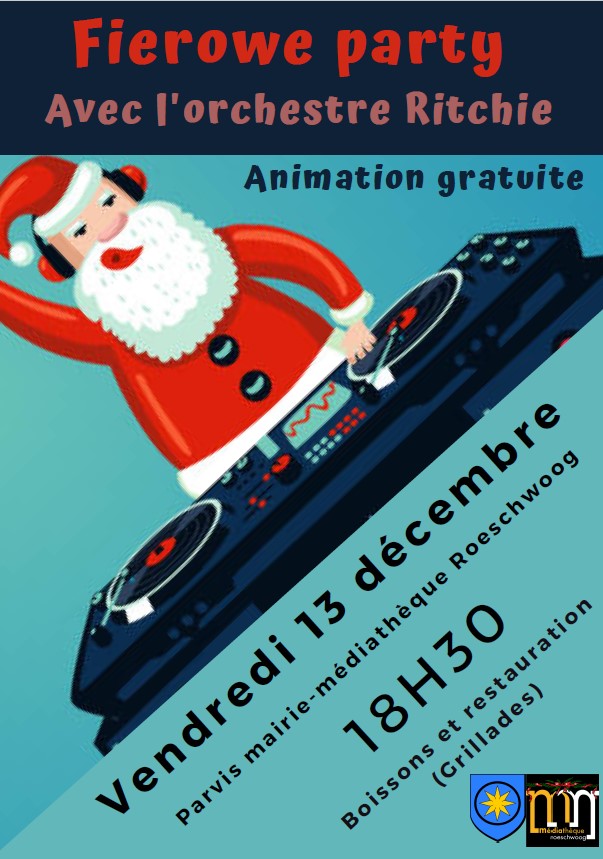 Fireowe party par Ritchie et son orchestre à Roeschwoog