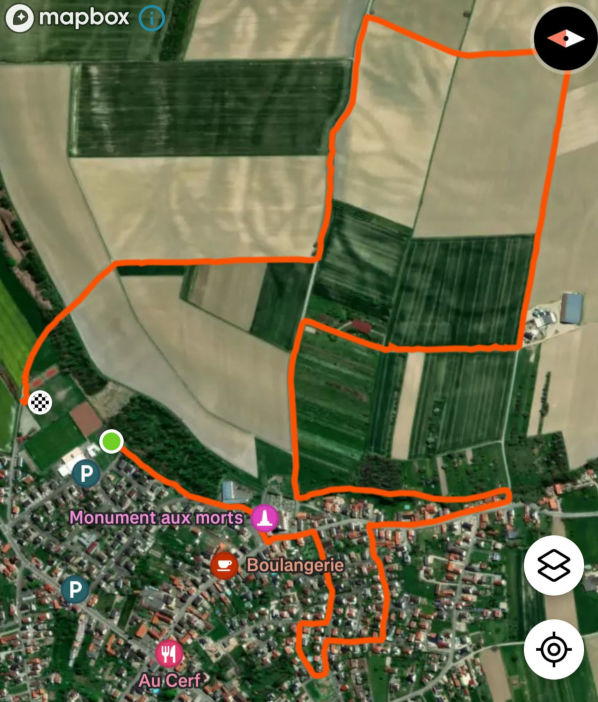 Parcours de la course 