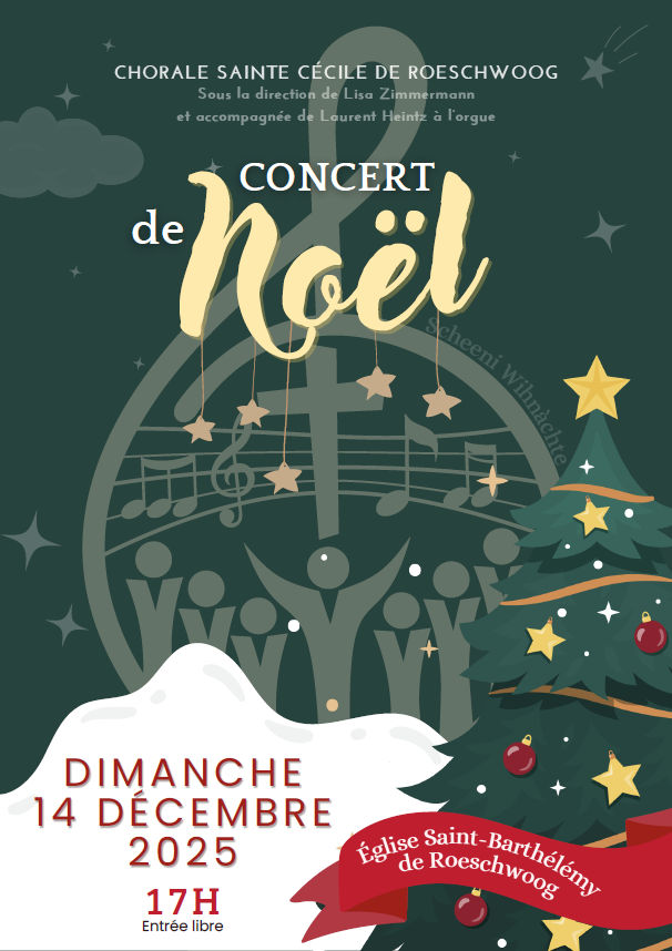 Concert de Noël à Roeschwoog Concert de Noël à Roeschwoog
