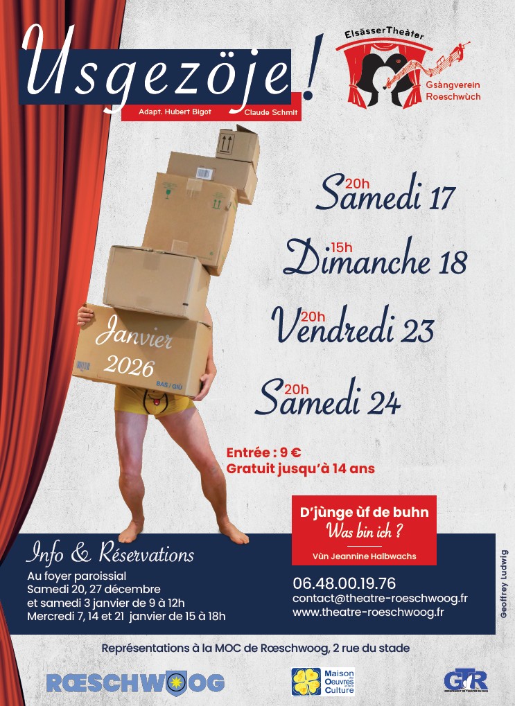 Usgez&ouml;je ! Th&eacute;&acirc;tre alsacien &agrave; Roeschwoog